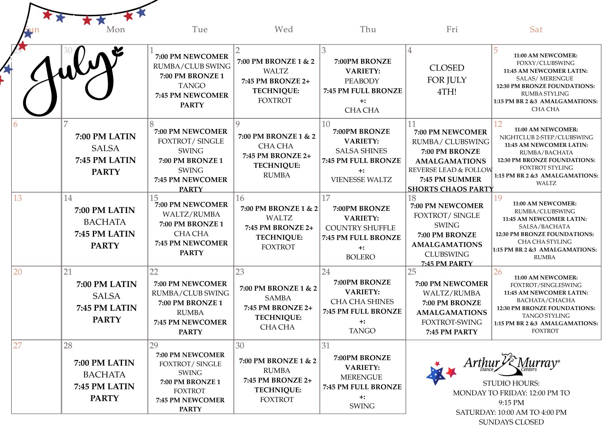 Ashburn July 2025 Calendar